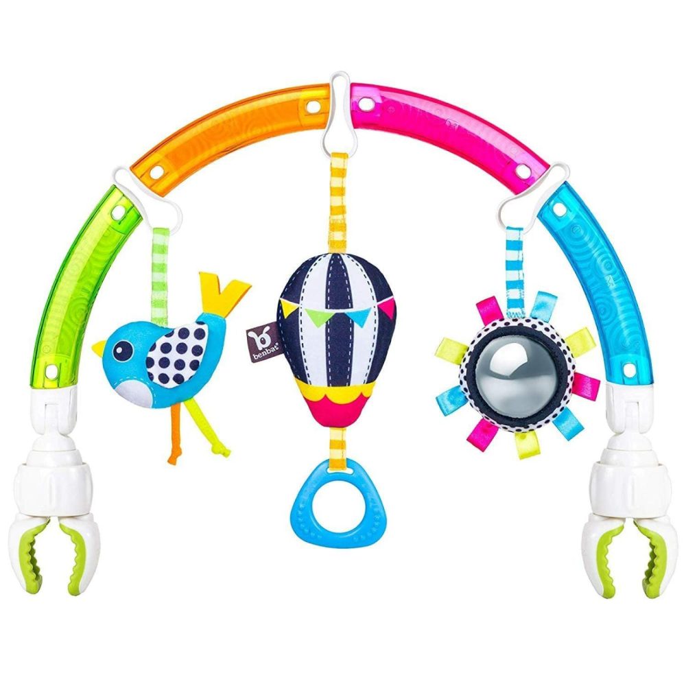 Baby Stroller Arch Toy Rainbow Dazzle Friends Play Bar. Fun Newborns Sensory Activity  Adjustable For Bouncers And Car Seat.  |  Car Seat & Stroller Toys All Toys Balloon