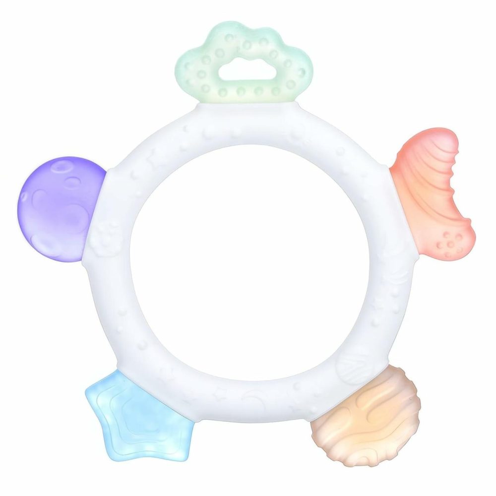 Baby Teething Ring Toys Frozen Silicone Teethers For Babies 0-6-12 Months  Soft Candy Sensory Design Sensory Teething Gums Chew Infant Toys  Boy Girl Baby Gift  |  Teethers All Toys Color Teething Ring