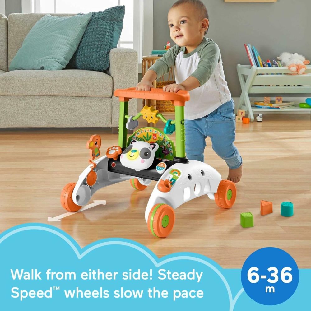 Baby & Toddler Toy 2-Sided Steady Speed Panda Walker With Smart Stages Learning & Blocks For Ages 6+ Months  |  Electronic Early Development Toys All Toys Electronic Early Development Toys