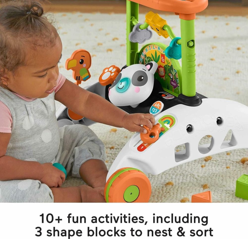 Baby & Toddler Toy 2-Sided Steady Speed Panda Walker With Smart Stages Learning & Blocks For Ages 6+ Months  |  Electronic Early Development Toys All Toys Electronic Early Development Toys