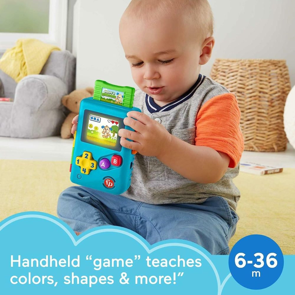 Baby & Toddler Toy Laugh & Learn Lil’ Gamer  Pretend Video Game Learning Activity With Lights For Developmental Play Infants Ages 6+ Months  |  Electronic Early Development Toys All Toys Electronic Early Development Toys