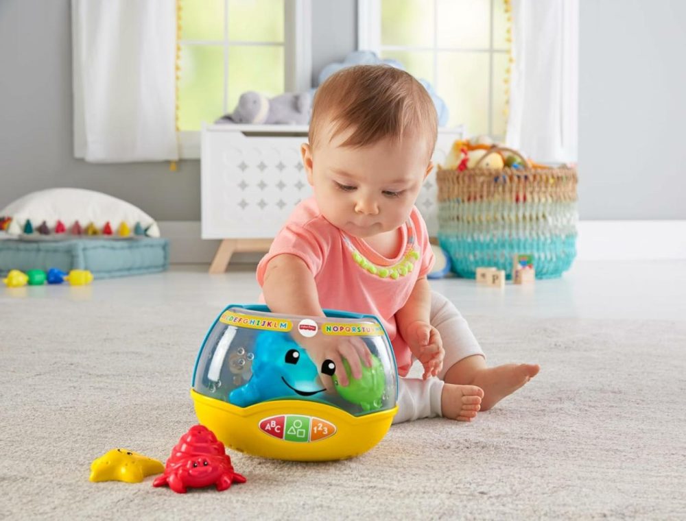 Baby & Toddler Toy Laugh & Learn Magical Lights Fishbowl With Smart Stages Learning Content For Infants Ages 6+ Months  |  Musical Toys All Toys