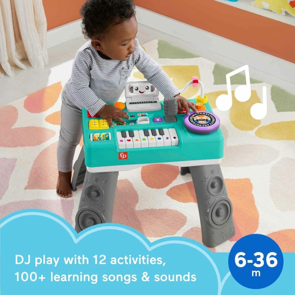 Baby & Toddler Toy Laugh & Learn Mix & Learn Dj Table Musical Activity Center With Lights & Sounds For Infants Ages 6+ Months  |  Musical Toys All Toys