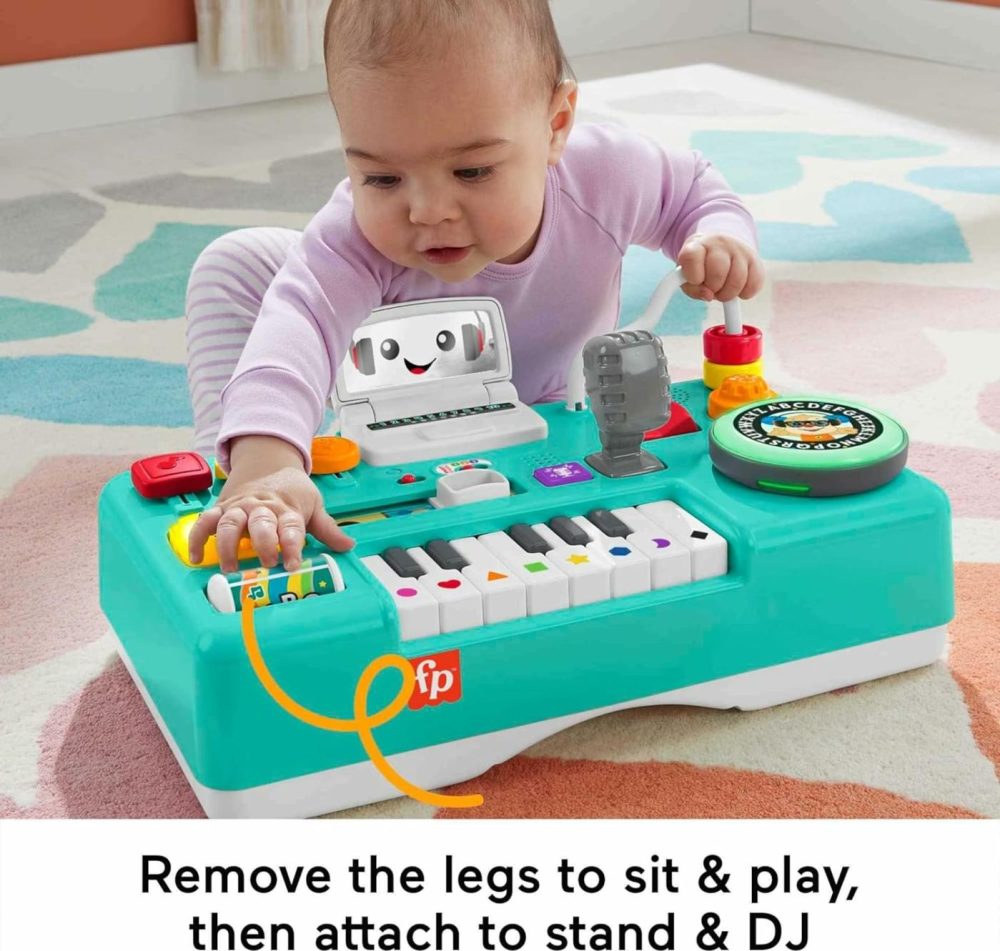 Baby & Toddler Toy Laugh & Learn Mix & Learn Dj Table Musical Activity Center With Lights & Sounds For Infants Ages 6+ Months  |  Musical Toys All Toys