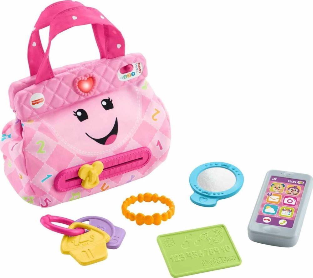 Baby & Toddler Toy Laugh & Learn My Smart Purse With Lights & Smart Stages Learning Songs For Infants Ages 6+ Months  |  Electronic Early Development Toys All Toys Electronic Early Development Toys