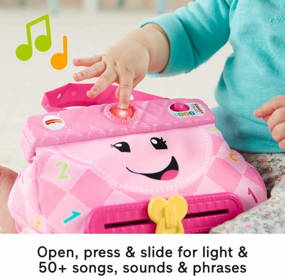 Baby & Toddler Toy Laugh & Learn My Smart Purse With Lights & Smart Stages Learning Songs For Infants Ages 6+ Months  |  Electronic Early Development Toys All Toys Electronic Early Development Toys