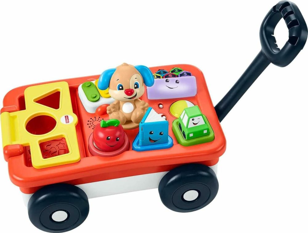 Baby & Toddler Toy Laugh & Learn Pull & Play Learning Wagon Musical Pull-Along With Activities For Infants Ages 6+ Months​  |  Musical Toys All Toys