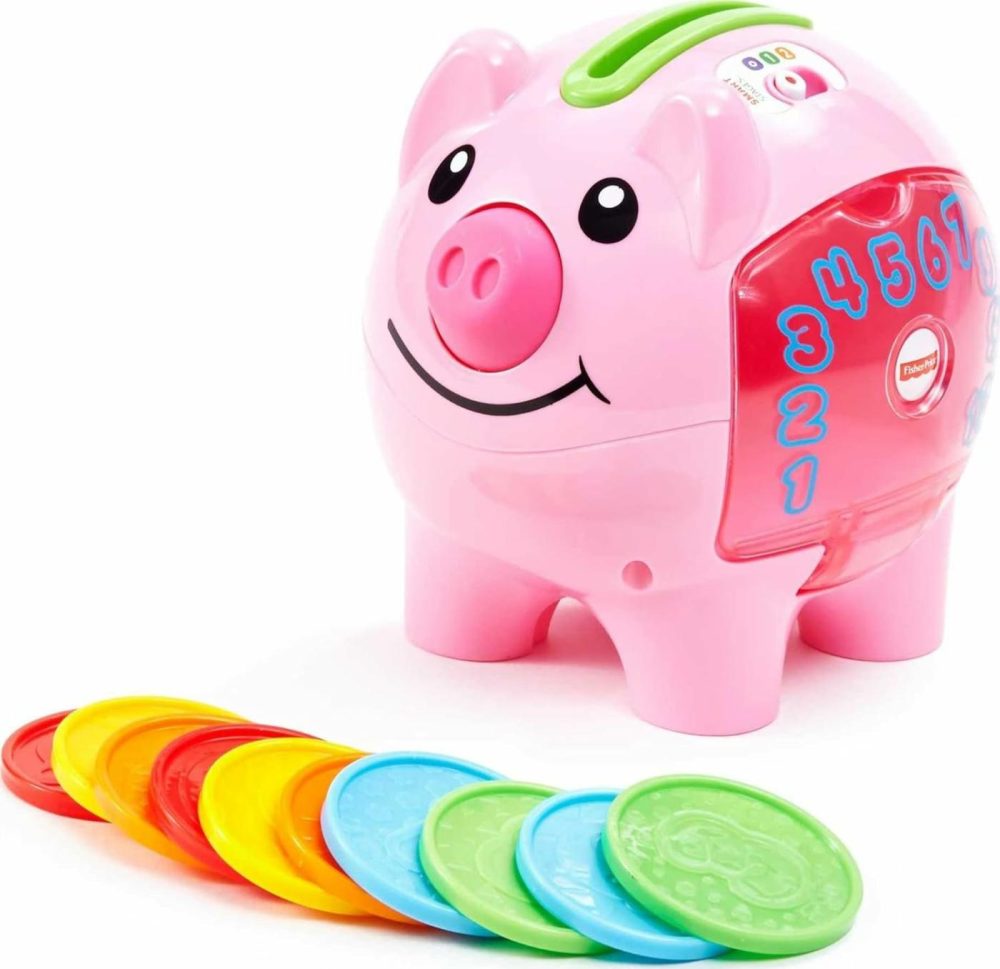 Baby & Toddler Toy Laugh & Learn Smart Stages Piggy Bank With Educational Songs & Phrases For Infants Ages 6+ Months  |  Musical Toys All Toys