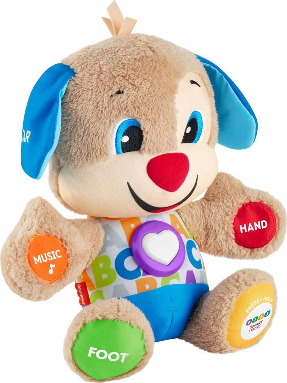 Baby & Toddler Toy Laugh & Learn Smart Stages Puppy Musical Plush With Lights & Phrases For Infants Ages 6+ Months  |  Electronic Early Development Toys All Toys Electronic Early Development Toys