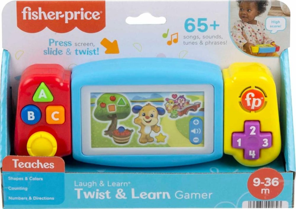 Baby & Toddler Toy Laugh & Learn Twist & Learn Gamer Pretend Video Game With Lights & Music For Infants Ages 9+ Months​  |  Musical Toys All Toys