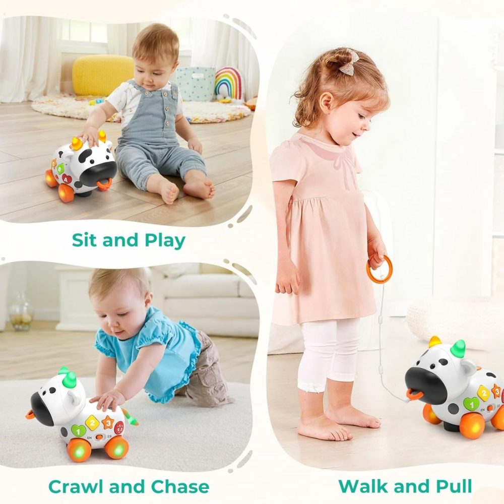 Baby Toy 6-12-18 Month Old  Bilingual Musical Cow  Educational Toys For 1+ Year Old Girl Boy  Infant Toys For 6 7 8 9 10 Month Old Developmental  First Christmas 1St Birthday Gift For 1 Year Old  |  Musical Toys All Toys