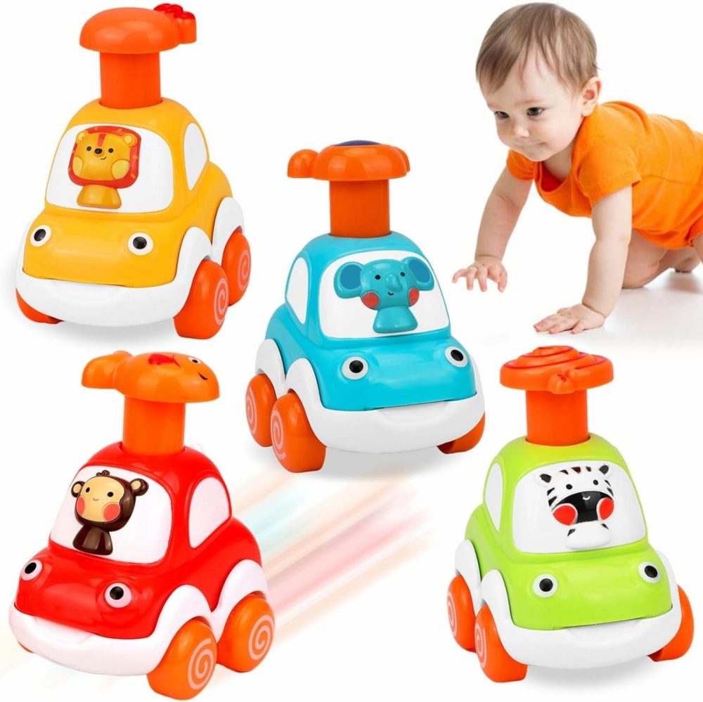 Baby Toy Cars Toddler Gifts: Animal Car Baby Toys For 1 2 3 Year Old Boy Girl – 1 2 Year Old Boy Birthday Gifts Toddler Toys Age 1-2 – Push And Go Car Toys For Toddlers Kids Infants  |  Push & Pull Toys All Toys Push & Pull Toys