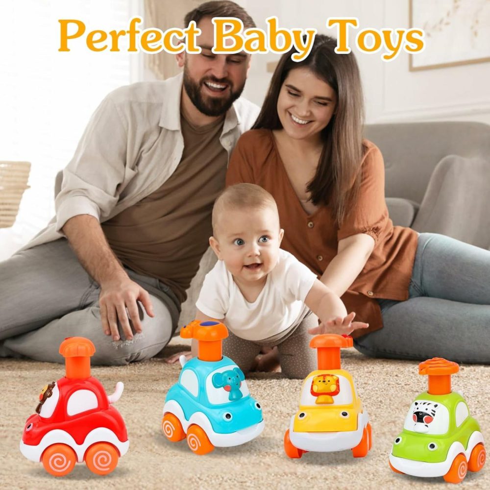 Baby Toy Cars Toddler Gifts: Animal Car Baby Toys For 1 2 3 Year Old Boy Girl – 1 2 Year Old Boy Birthday Gifts Toddler Toys Age 1-2 – Push And Go Car Toys For Toddlers Kids Infants  |  Push & Pull Toys All Toys Push & Pull Toys