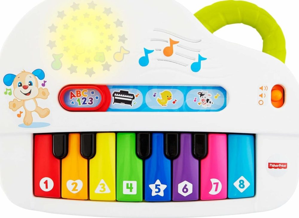 Baby Toy Laugh & Learn Silly Sounds Light-Up Piano Musical Instrument With Learning Songs For Infants Ages 6+ Months​  |  Electronic Early Development Toys All Toys Electronic Early Development Toys