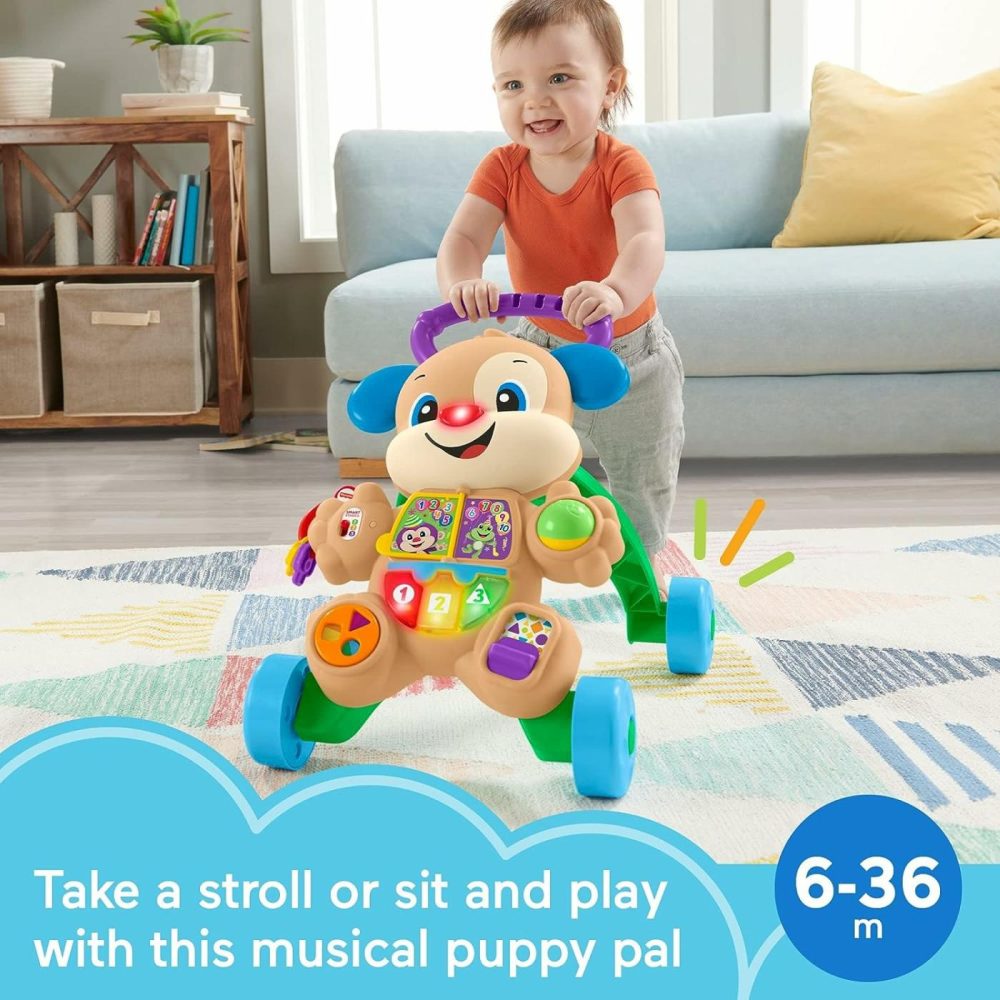 Baby Toy Laugh & Learn Smart Stages Learn With Puppy Walker With Music Lights & Activities For Infants Ages 6+ Months  |  Musical Toys All Toys