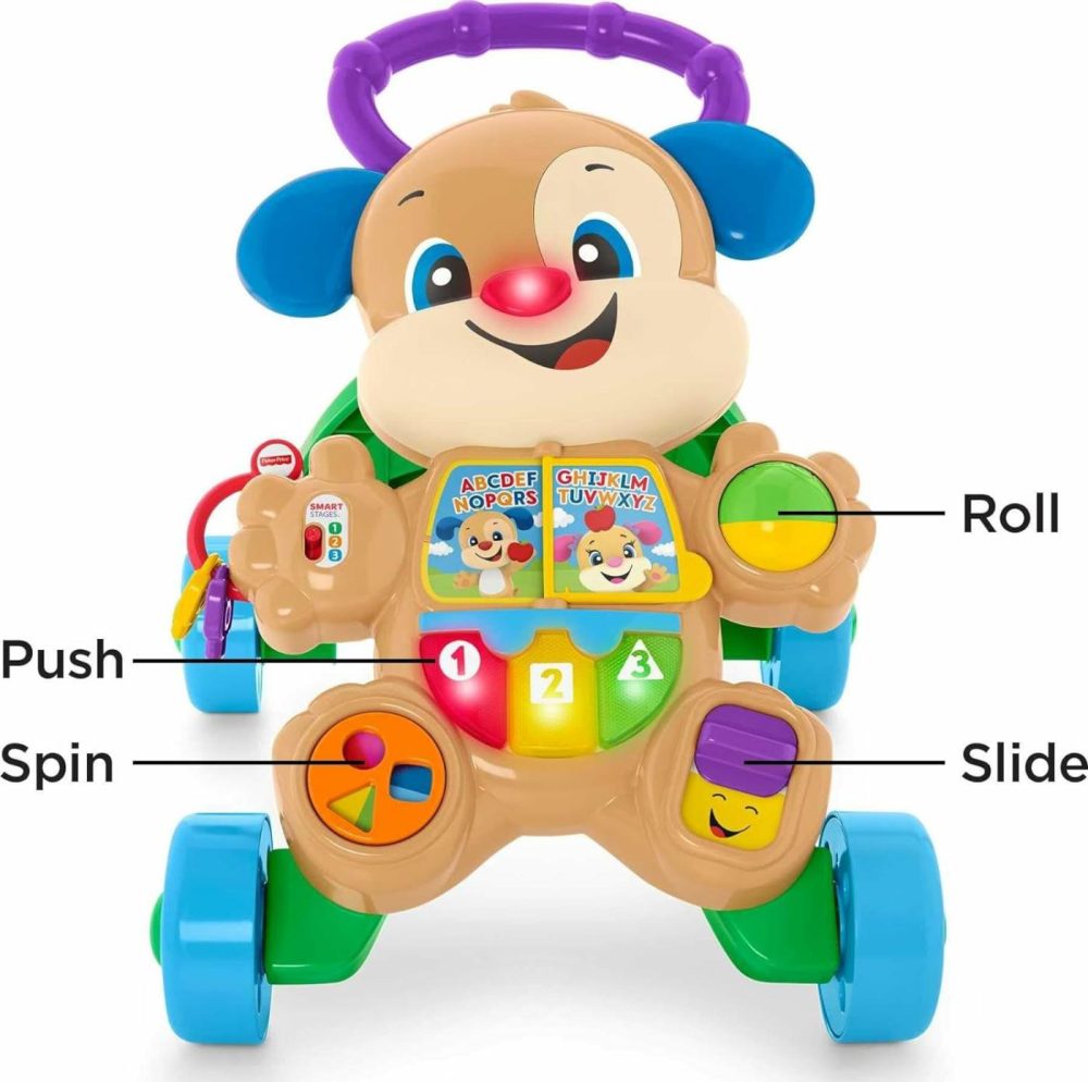 Baby Toy Laugh & Learn Smart Stages Learn With Puppy Walker With Music Lights & Activities For Infants Ages 6+ Months  |  Musical Toys All Toys