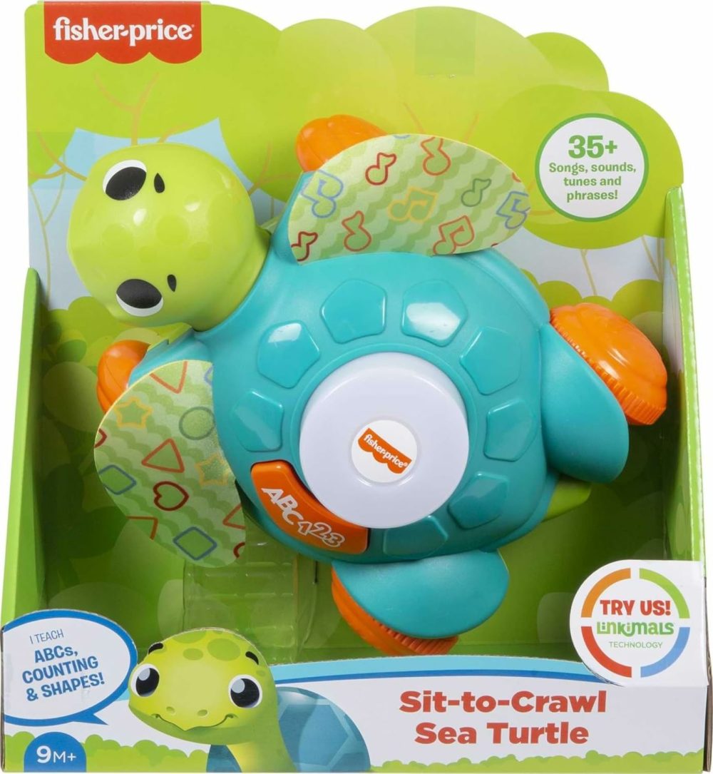 Baby Toy Linkimals Sit-To-Crawl Sea Turtle For Ages 9+ Months  Compatible Only With Linkimals Items  |  Musical Toys All Toys