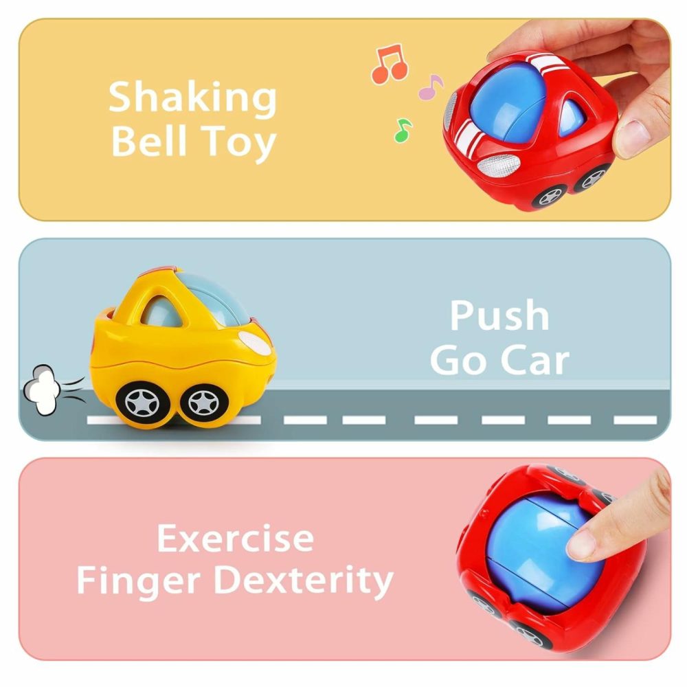 Baby Toy Train  Infant Soft Cars For 6-12 Month Boy  Musical Push N Go Truck  Toddler Sensory Ball Rattle  Development Grasp Babies Birthday Gift 7 8 9 10 18 Month 1 2 Year Old Girl  |  Rattles & Plush Rings All Toys Rattles & Plush Rings