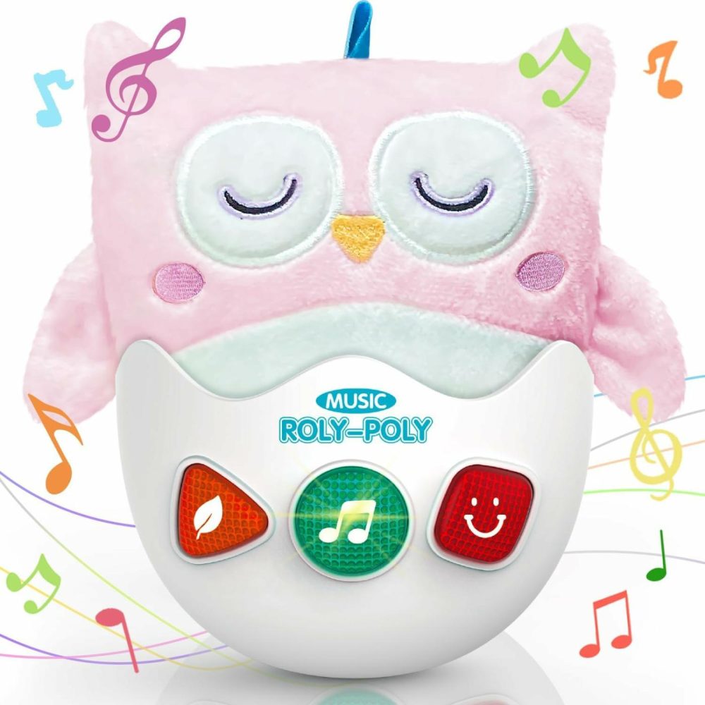 Baby Toys 0-6-12 Months  Plush Owl Musical Toys  Cute Stuffed Animal Infant Toys With Light & Sounds  Roly-Poly Sensory Toy Birthday Gift For Newborn Boys & Girls  |  Musical Toys All Toys