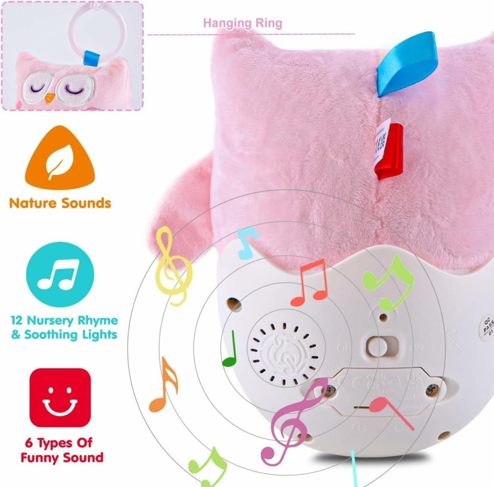 Baby Toys 0-6-12 Months  Plush Owl Musical Toys  Cute Stuffed Animal Infant Toys With Light & Sounds  Roly-Poly Sensory Toy Birthday Gift For Newborn Boys & Girls  |  Musical Toys All Toys