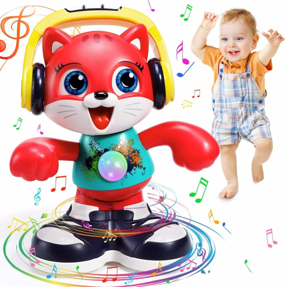 Baby Toys 12-18 Months Dancing Cat Toys For 1 Year Old Boys Girls With Music & Recording Kids Interactive Early Learning Educational Toddler Toys For 1 2 3 Year Old Boys Girls Birthday Xmas Gift  |  Musical Toys All Toys