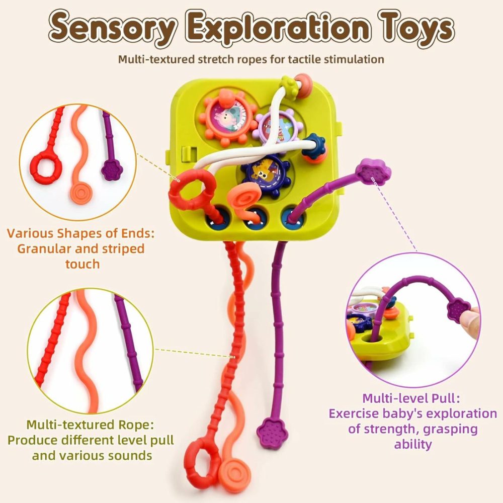 Baby Toys 12 18 Months  Sensory Montessori Toys For 1 2 Year Old Boy Girl Gifts  7 In 1 Multifunction Educational Toys With Shape Sorter Stacking Blocks For Toddlers Birthday Gifts  |  Sorting & Stacking Toys All Toys Sorting & Stacking Toys