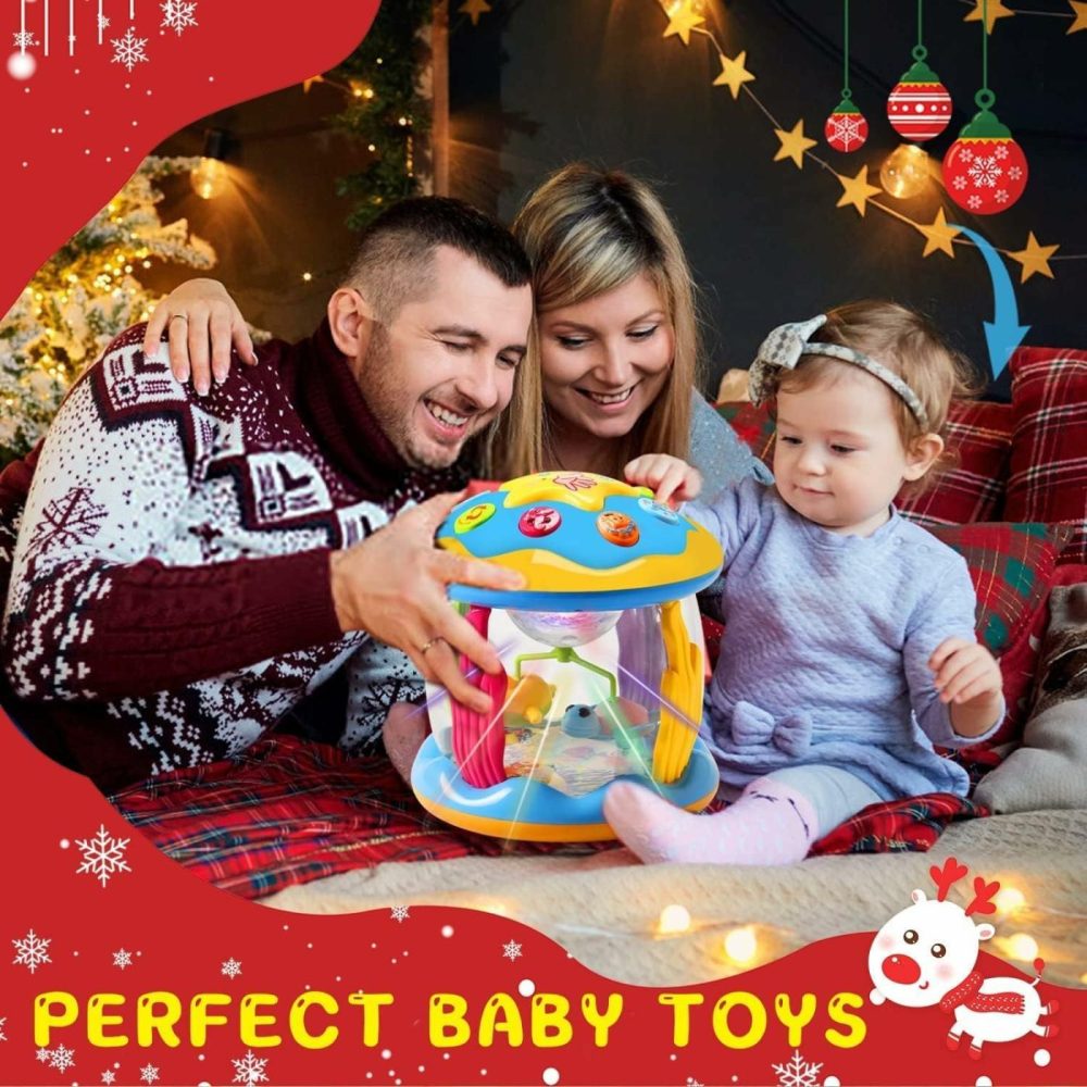 Baby Toys 12+ Months Ocean Rotating Projector – Early Education Toys 12-18 Months With Various Pacify Music/Light Kids Toddler Toys For 1 2 3+ Year Old Boys Girls Birthday  |  Musical Toys All Toys