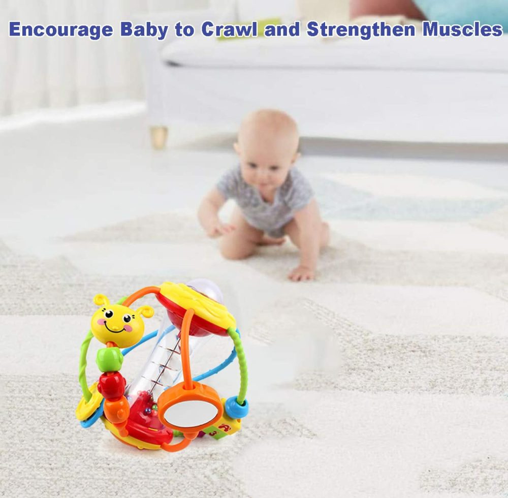 Baby Toys 6-12 Months Baby Toys 0-6 Months  Baby Rattle Toys Activity Ball Infant Toys 6 Month Old Baby Toys 3-6 Months 6 To 12 Months  Shaker Grab Spin Crawling Baby Toys For 3  6  9  12 Months  |  Rattles & Plush Rings All Toys Multicolor