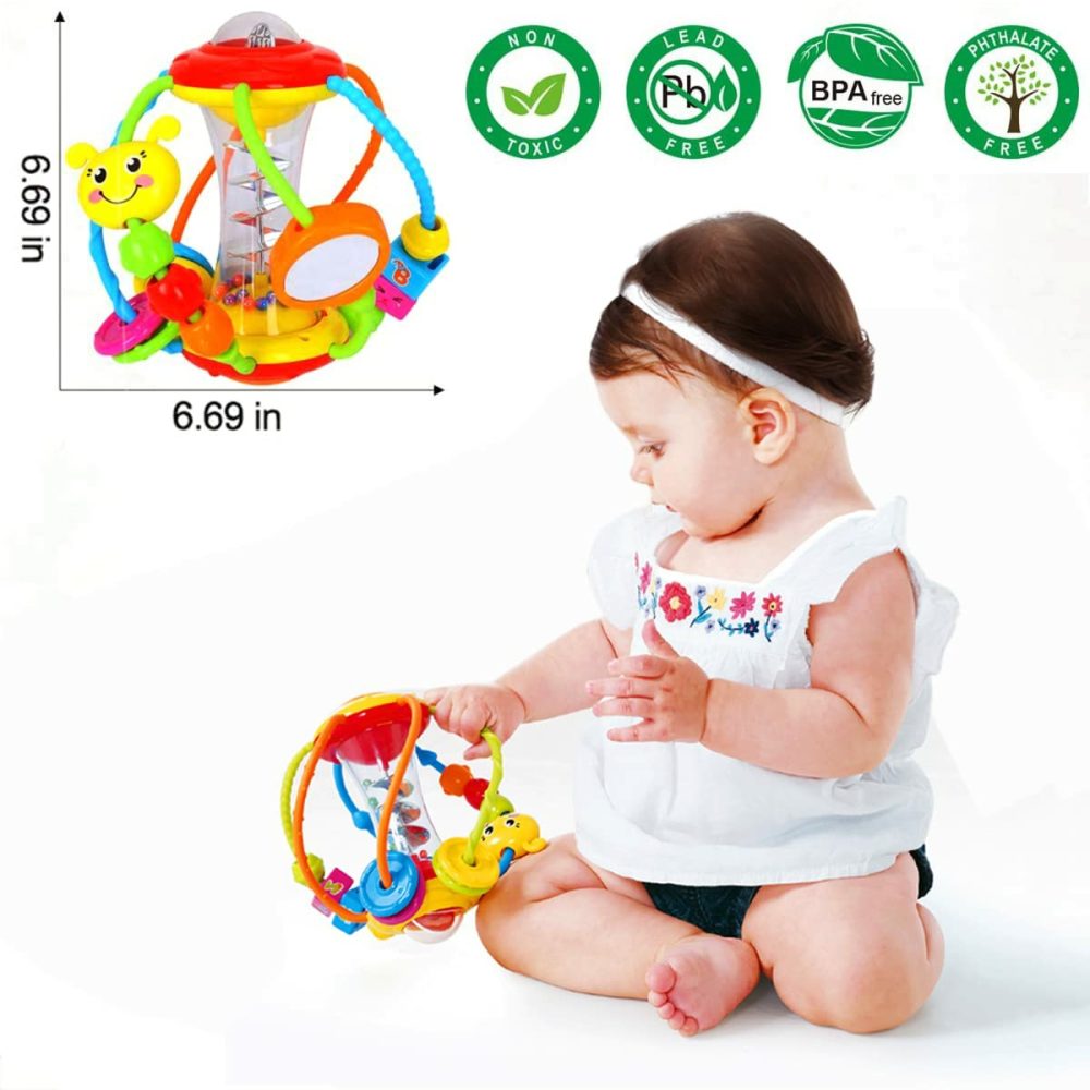 Baby Toys 6-12 Months Baby Toys 0-6 Months  Baby Rattle Toys Activity Ball Infant Toys 6 Month Old Baby Toys 3-6 Months 6 To 12 Months  Shaker Grab Spin Crawling Baby Toys For 3  6  9  12 Months  |  Rattles & Plush Rings All Toys Multicolor