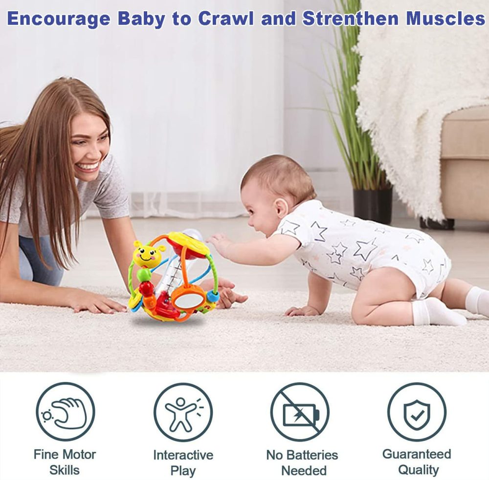 Baby Toys 6-12 Months Baby Toys 0-6 Months  Baby Rattle Toys Activity Ball Infant Toys 6 Month Old Baby Toys 3-6 Months 6 To 12 Months  Shaker Grab Spin Crawling Baby Toys For 3  6  9  12 Months  |  Rattles & Plush Rings All Toys Multicolor