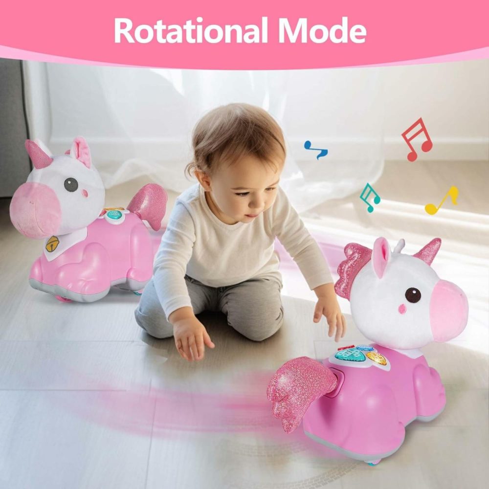 Baby Toys 6-12 Months  Crawling Toys For 9-12 Month Girls  Infant Tumny Time  1 Year Old 1St Birthday Gift  Unicorn Musical Toys For Toddlers 0-2  Light Up Sensory Baby Toys 12-18 Months  |  Electronic Early Development Toys All Toys Electronic Early Development Toys