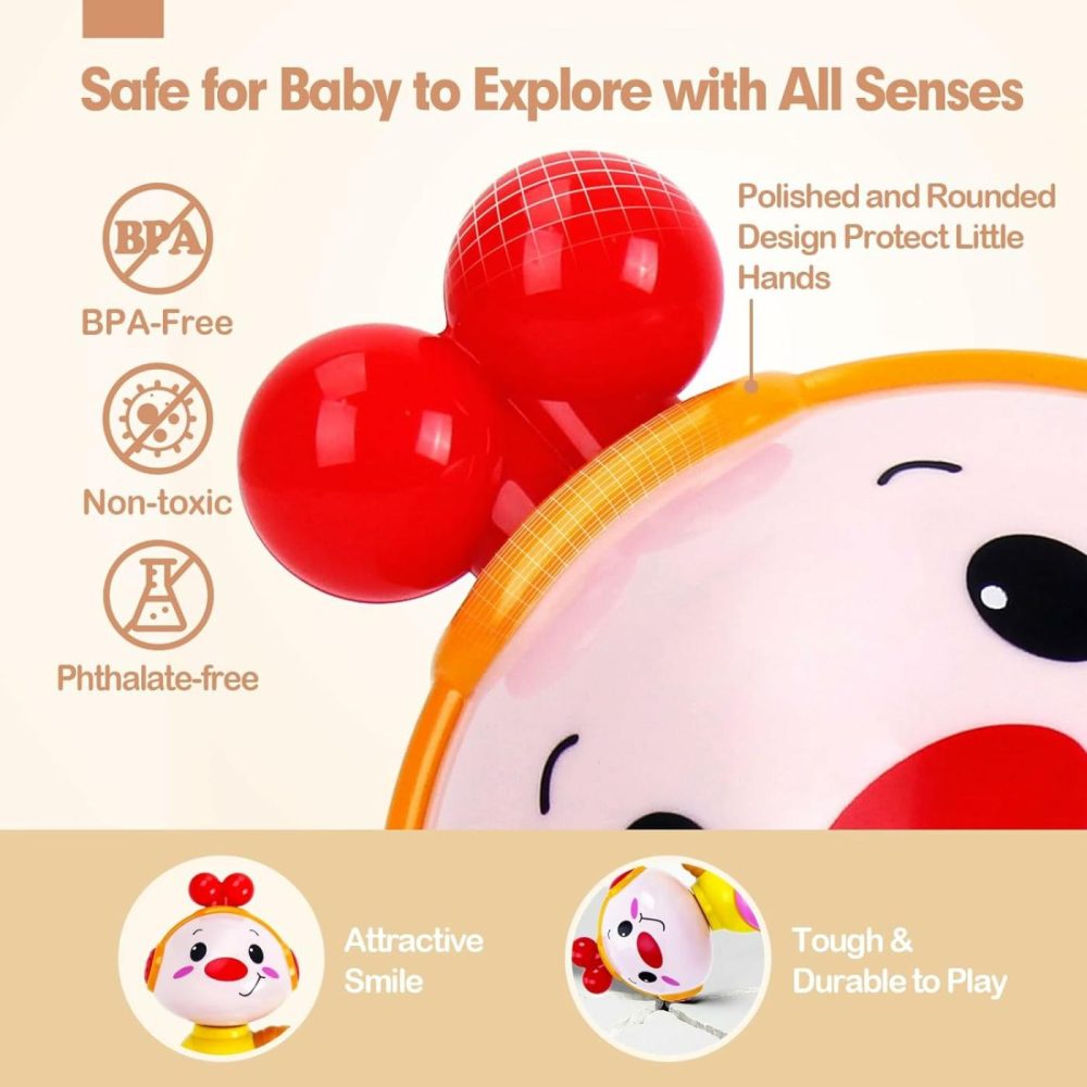 Baby Toys 6-12 Months+ – Musical  Light Up  Press And Go 6 Month Old Baby Toys 6 To 12 Months Crawling Toys For Babies Infant Tummy Time Toys 7 8 9 12+ Months Boy Girl Toys For 1 Year Gifts  |  Musical Toys All Toys