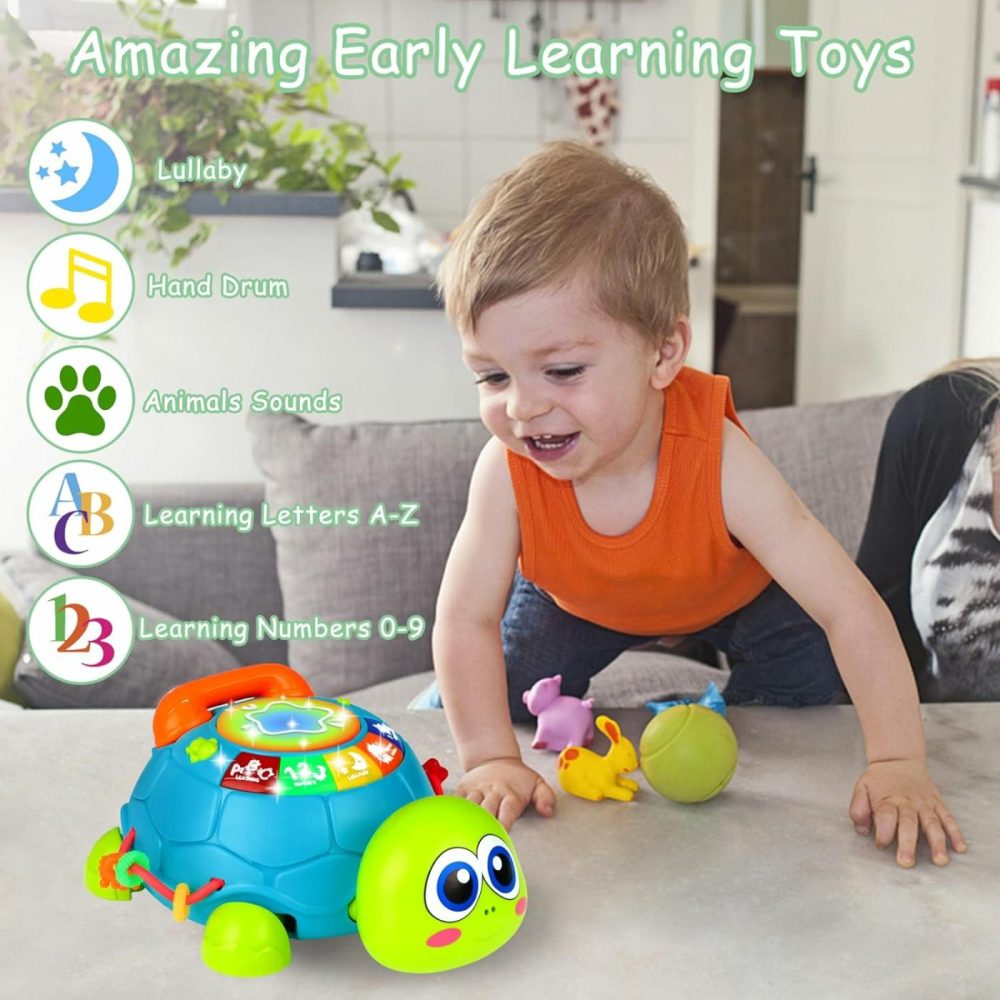 Baby Toys 6-12 Months  Musical Turtle Crawling Baby Toys 12-18 Months  Tummy Time Toys With Light & Sound  Infant Toys 0-3 3-6 6-18 Months Newborn Toys Birthday Toys For 1 2 Year Old Boy Girl  |  Musical Toys All Toys