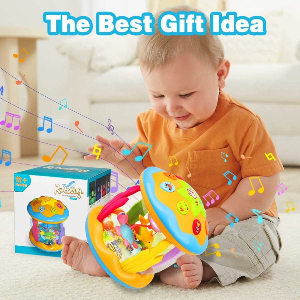 Baby Toys 6 To 12 Months – Musical Learning Infant Toys 12-18 Months – Babies Ocean Rotating Light Up Toys For Toddlers 1 2 3+ Years Old Boys Girls Baby Gifts  |  Musical Toys All Toys