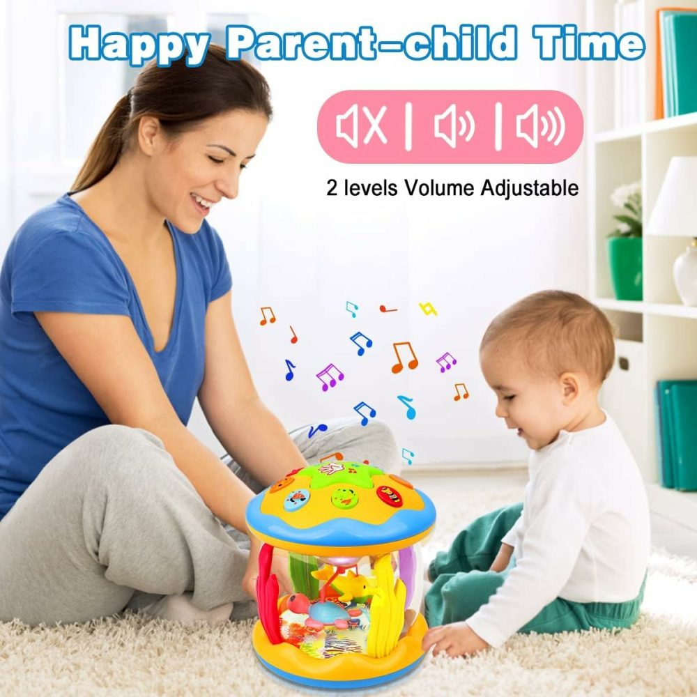 Baby Toys 6 To 12 Months – Musical Learning Infant Toys 12-18 Months – Babies Ocean Rotating Light Up Toys For Toddlers 1 2 3+ Years Old Boys Girls Baby Gifts  |  Musical Toys All Toys