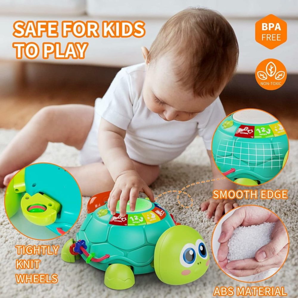 Baby Toys 6 To 12 Months  Tummy Time Toy For 12-18 Months  Musical Turtle Crawling Toys With Light & Sound  Birthday Gift Early Educational Toy For Baby Infant 3-6 7 8 9 10 Months 1 2 Year Old  |  Musical Toys All Toys multicolored