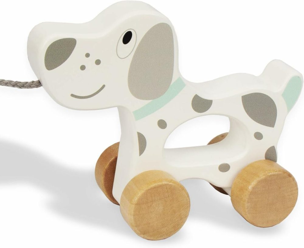 Baby Toys Car,Wooden Pull Along Toddler Toy  Developmental Toy For 1 Year Old Girl Boy Birthday Gift (Dog)  |  Push & Pull Toys All Toys Push & Pull Toys