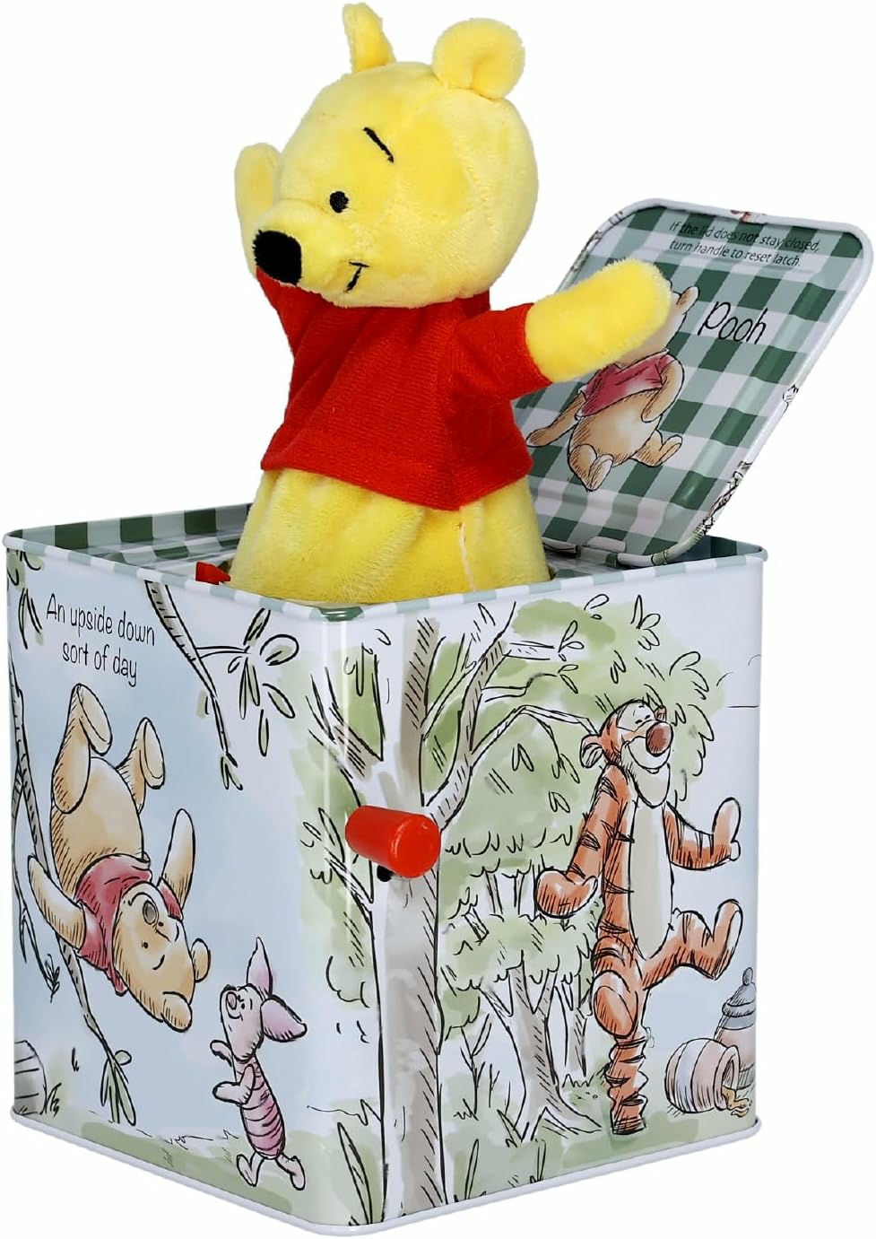 Baby Winnie The Pooh Jack-In-The-Box – Musical Toy For Babies Multi ,6.5″  |  Musical Toys All Toys