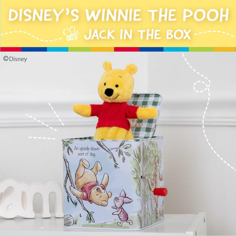 Baby Winnie The Pooh Jack-In-The-Box – Musical Toy For Babies Multi ,6.5″  |  Musical Toys All Toys