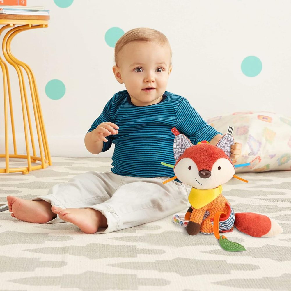 Bandana Buddies Baby Activity And Teething Toy With Multi-Sensory Rattle And Textures  Fox  |  Teethers All Toys Fox