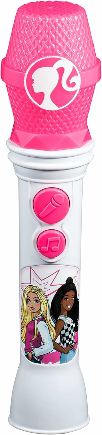 Barbie Toy Microphone For Kids  Musical Toy For Girls With Built-In Songs  Kids Microphone Designed For Ages 3 And Up  |  Musical Toys All Toys Black