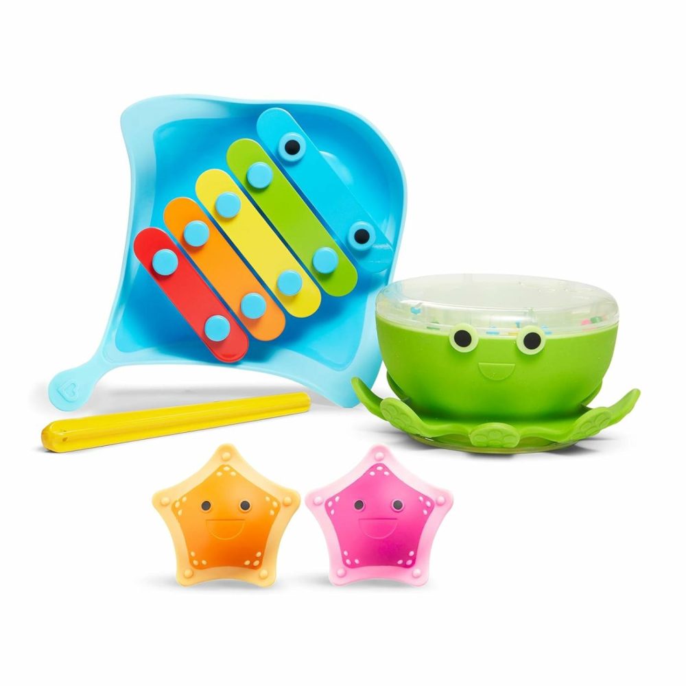 Bath Beats Musical Toddler Bath Toy Set  Includes Xylophone  Bath Drum & Shakers  |  Bath Toys All Toys Bath Toys