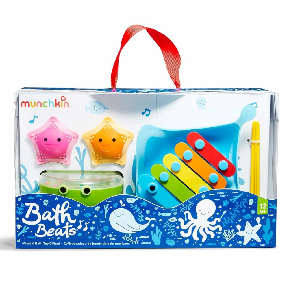 Bath Beats Musical Toddler Bath Toy Set  Includes Xylophone  Bath Drum & Shakers  |  Bath Toys All Toys Bath Toys