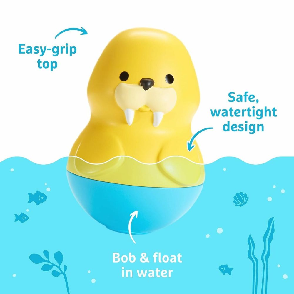 Bath Bobbers Mold Free Baby And Toddler Bath Toy  6+ Months  Dolphin/Walrus/Octopus  |  Bath Toys All Toys Bath Toys