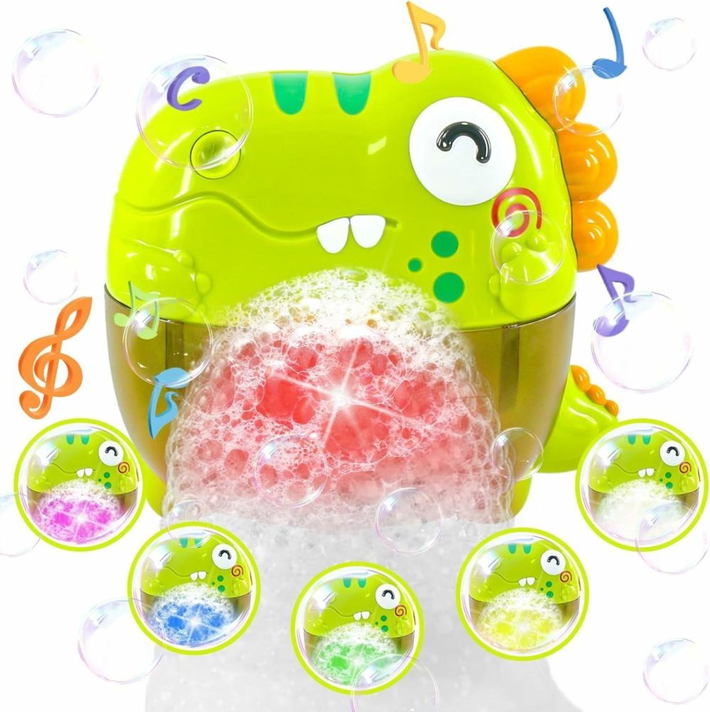 Bath Bubble Machine  Bathtub Bubble Maker  Baby Bath Toys  Automatic Toddler Bath Toys  Bathtime Shower Bubble Toys For Toddlers  Fast Bubble With Light And Music  For Boys Girls  |  Bath Toys All Toys Bath Toys