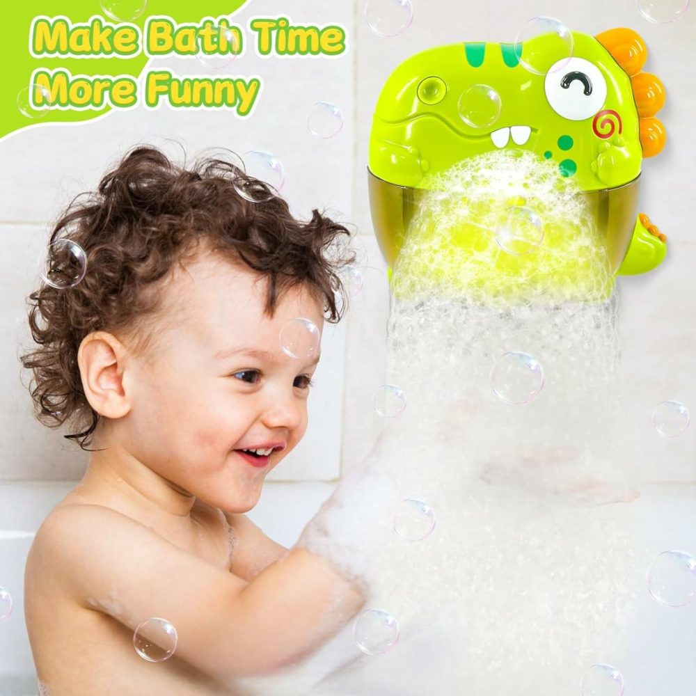 Bath Bubble Machine  Bathtub Bubble Maker  Baby Bath Toys  Automatic Toddler Bath Toys  Bathtime Shower Bubble Toys For Toddlers  Fast Bubble With Light And Music  For Boys Girls  |  Bath Toys All Toys Bath Toys