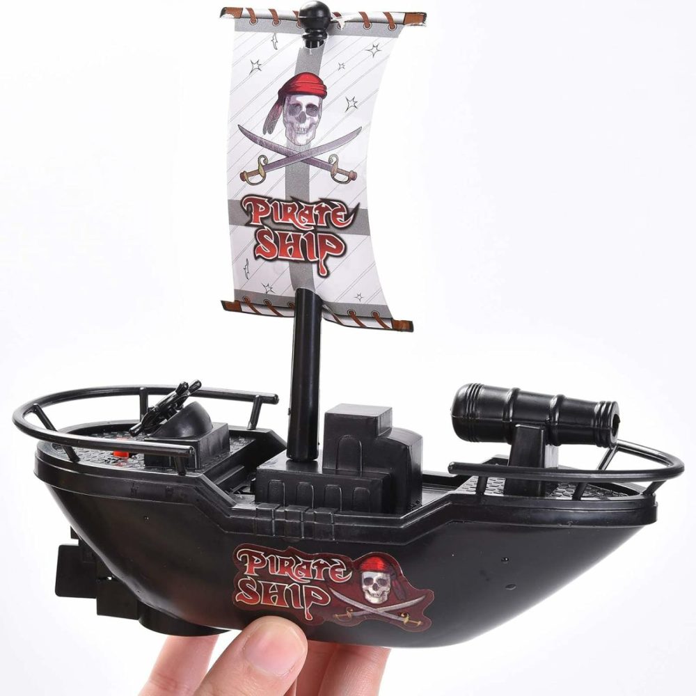 Bath Pirate Boat Pool Toys  Pirate Yacht Toy In Bath Tub  For Kids Pool Toys  |  Bath Toys All Toys Bath Toys