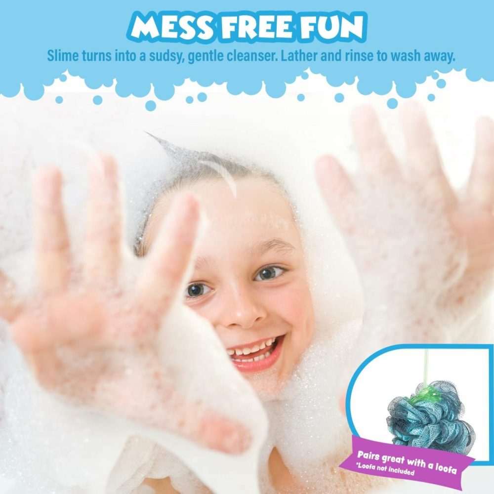 Bath Slime Kids Body Wash  Variety 4 Pack | Gooey  Playful Texture With Fresh  Fruity Scents | Dermatologist Tested | Sensory Fun Bath Toys For Toddlers & Kids | Colorful Slime Kids Soap  |  Bath Toys All Toys Bath Toys