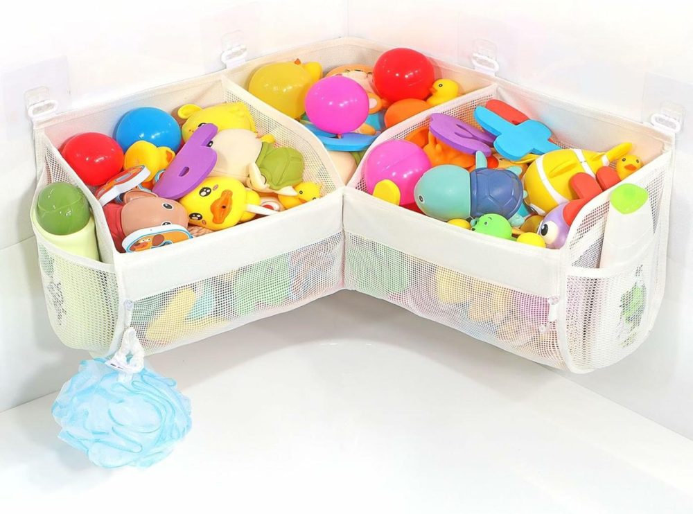 Bath Toy Storage  Say Goodbye To The Chaos Of Bath Toys -3 Compartments For Bath Toy Holders Keep Your Bathtub Tidy  And Bath Toy Organizers Keep Children’s Bath Toys Organized!  |  Bath Toys All Toys Bath Toys