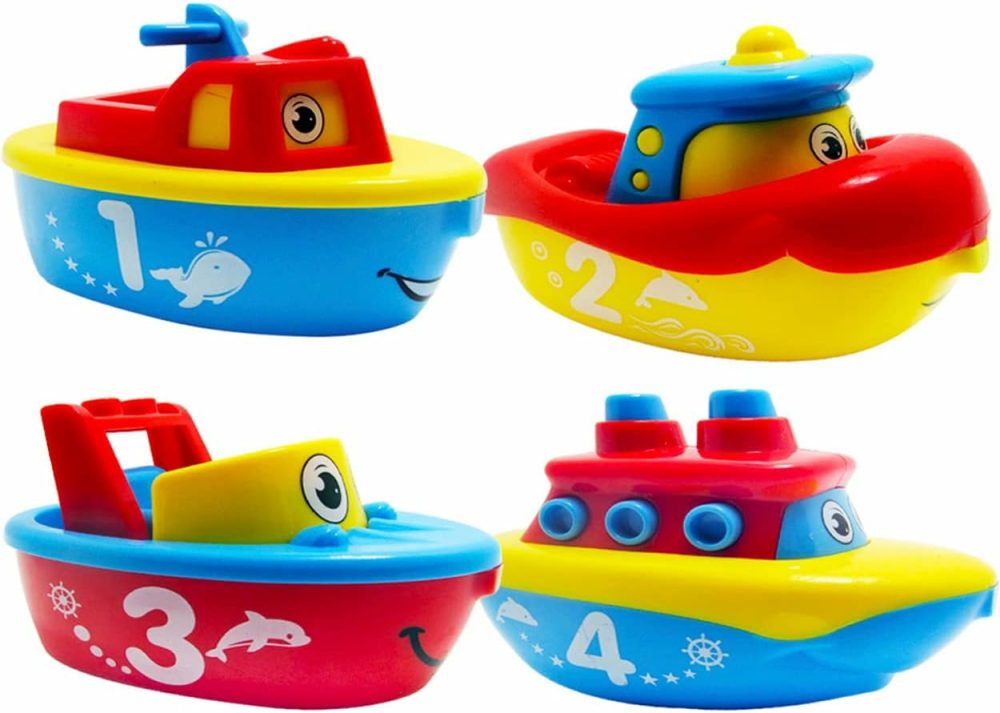 Bath Toys For Boys And Girls – Magnet Boat Set For Toddlers & Kids – Fun & Educational  |  Bath Toys All Toys Bath Toys